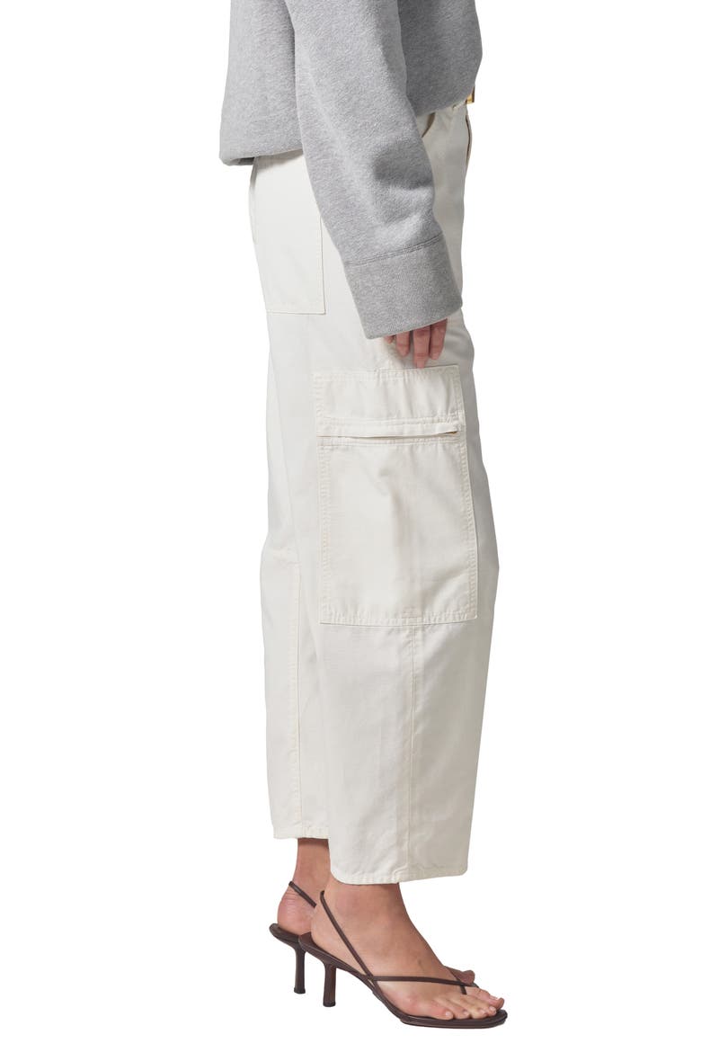 Marcelle Low Rise Barrel Cargo Pants, Alternate, color, PASHMINA