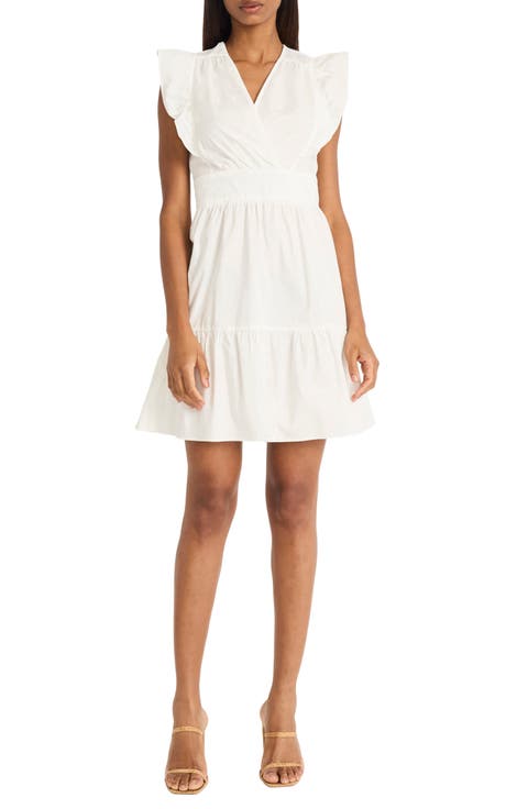 Ruffle Sleeve Minidress