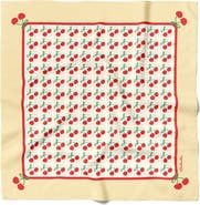 Centinelle Cherry Cotton Silk Bandana