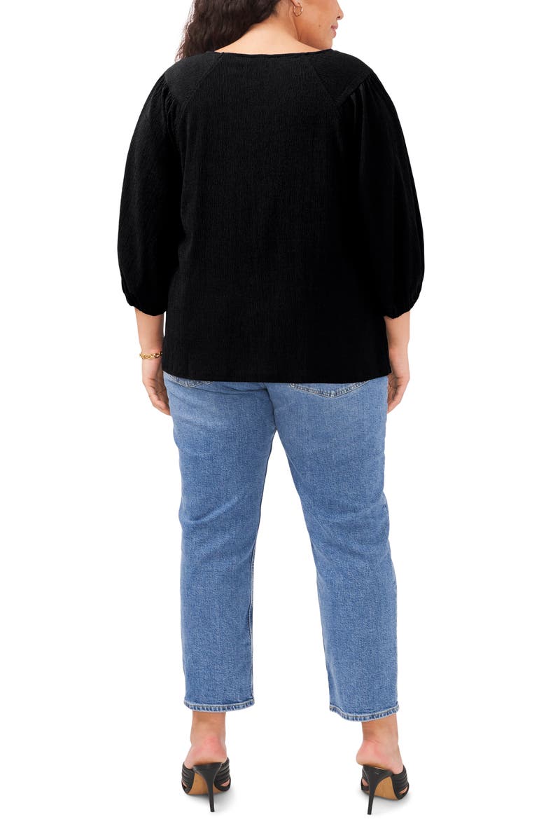 Vince Camuto Puff Sleeve Top, Alternate, color, 