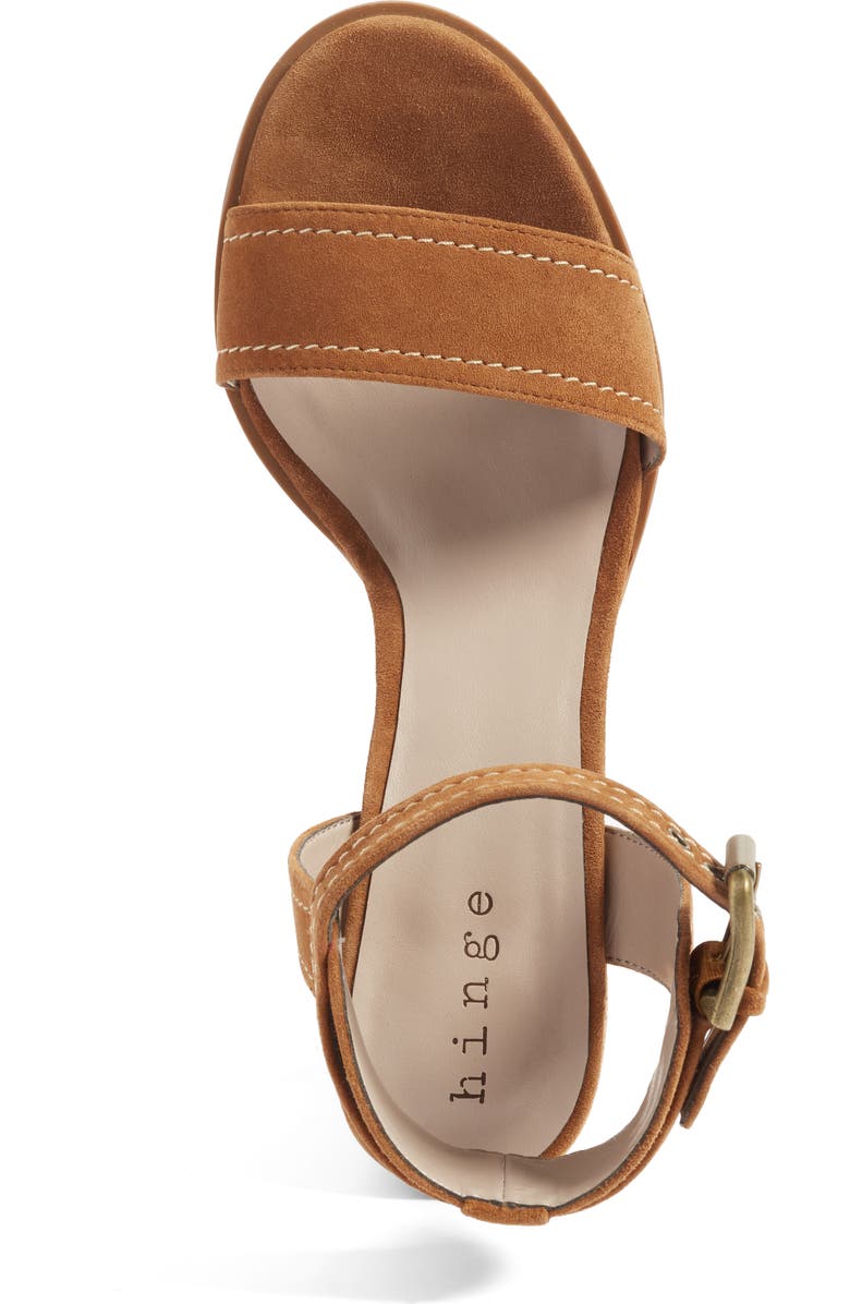 Hinge Dylan Block Heel Sandal, Alternate, color,