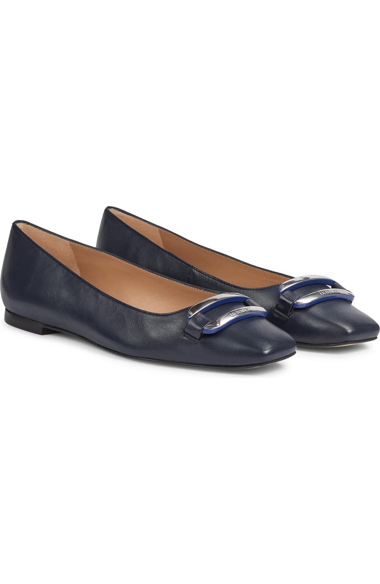 LK Bennett Cayden Square Toe Flat, Main, color,