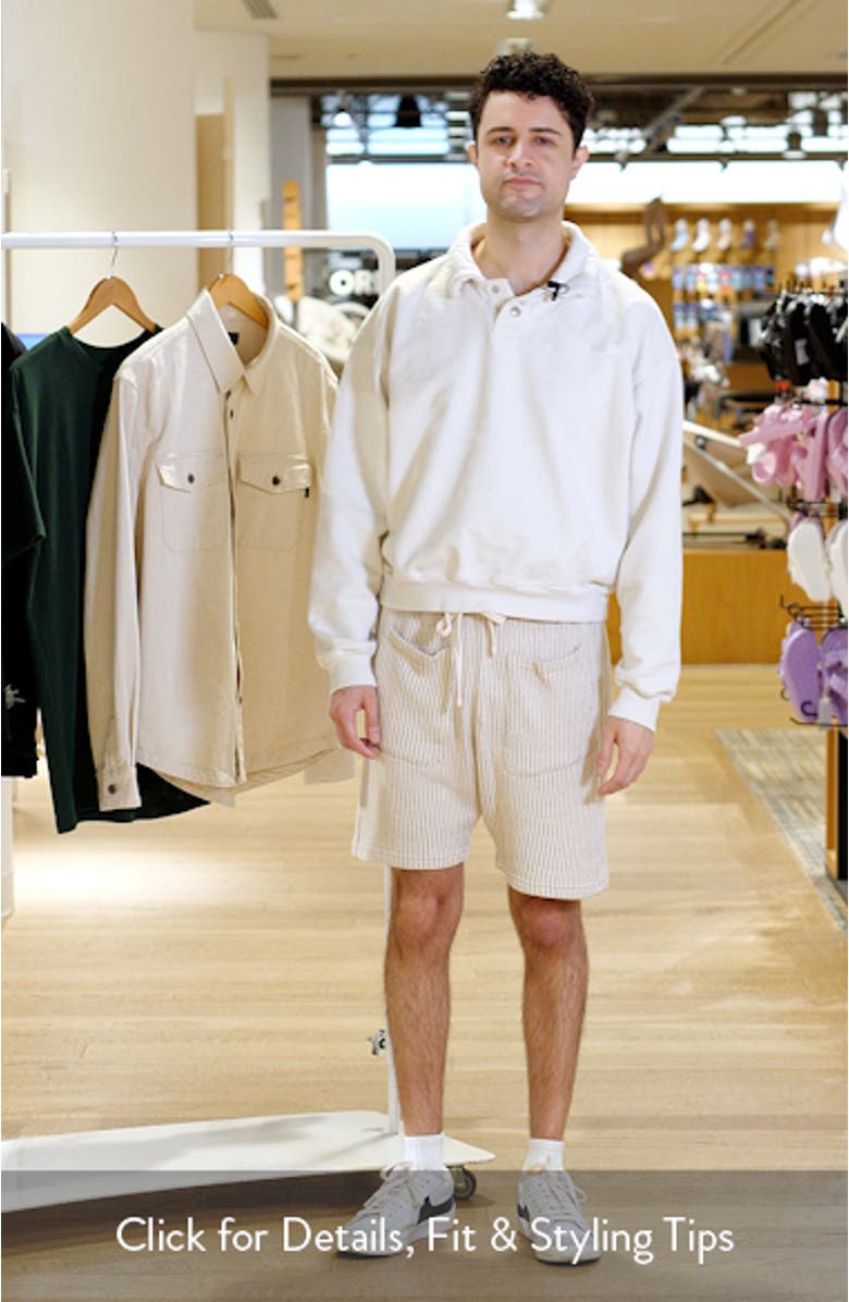 Stripe Knit Shorts, sales video thumbnail