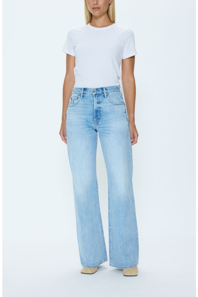 Larsen High Waist Wide Leg Jeans, Alternate, color, MELLOW