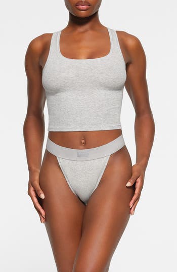 SKIMS Stretch Cotton Rib Tank | Nordstrom SKIMS Stretch Cotton Rib Tank | Nordstrom