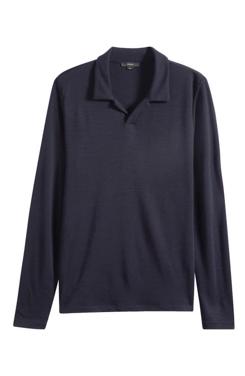 Wool Interlock Long Sleeve Johnny Polo
