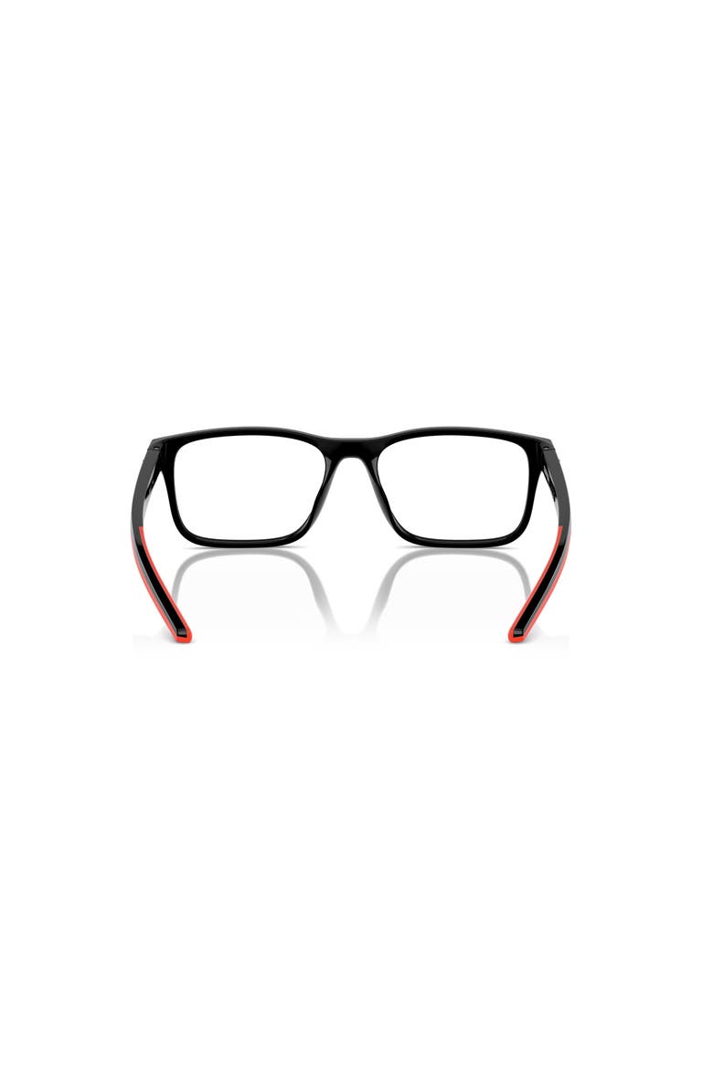 54mm Rectangle optical glasses, Alternate, color, Black