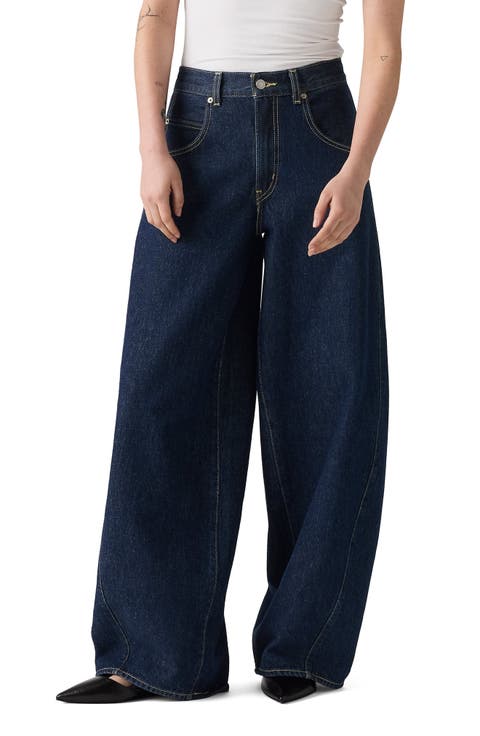 Super Baggy Barrel Leg Jeans (Shaded View)