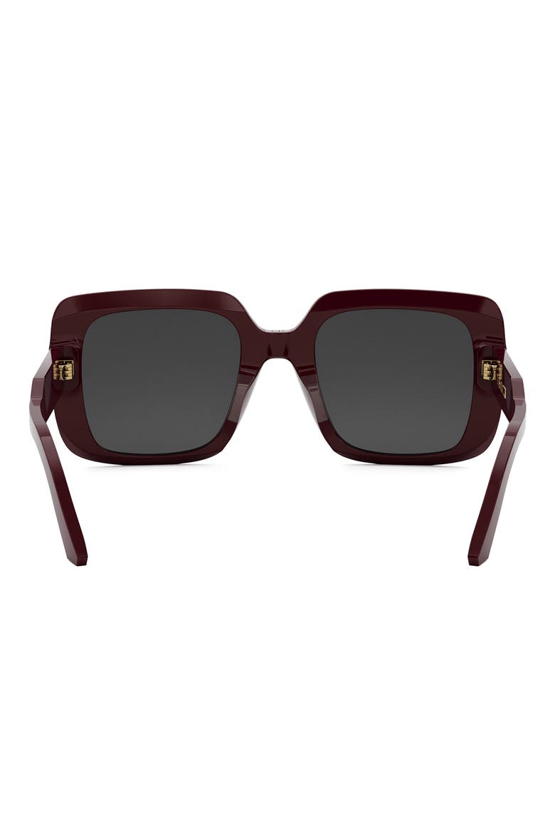 'DiorSignature S11I Square Sunglasses, Alternate, color, GRYO/SMKG