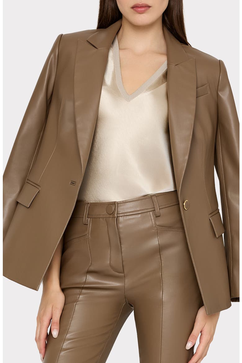 Rue Faux Leather Pants, Alternate, color, MOCHA