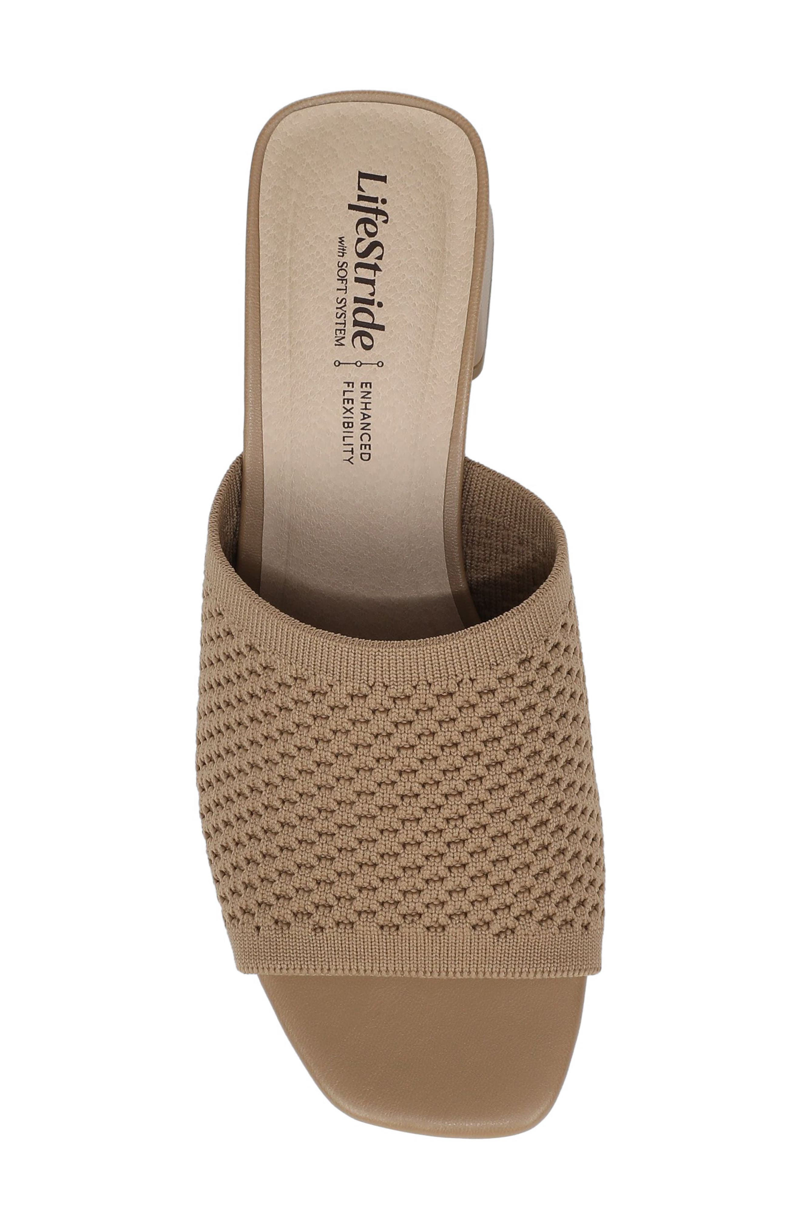 Colette Slide Sandal, Alternate, color, BISCOTTI BEIGE