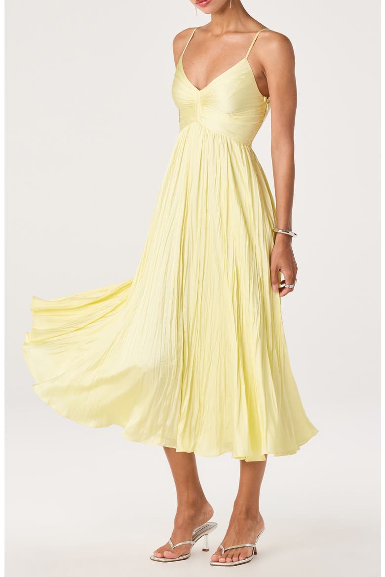 Maeve Midi Dress, Alternate, color, BUTTER YELLOW