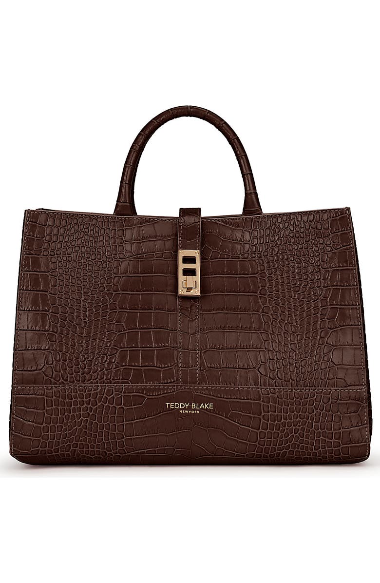 Teddy Blake Lola Croco 12", Main, color, Brown