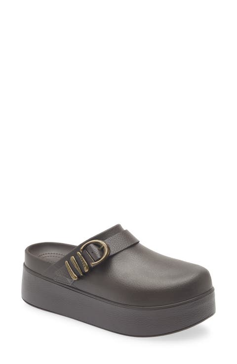 Dylan Boho Buckle Platform Clog