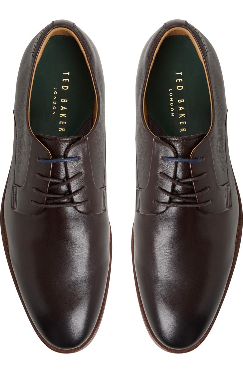 Ted Baker London Regent Derby, Alternate, color, Medium Brown