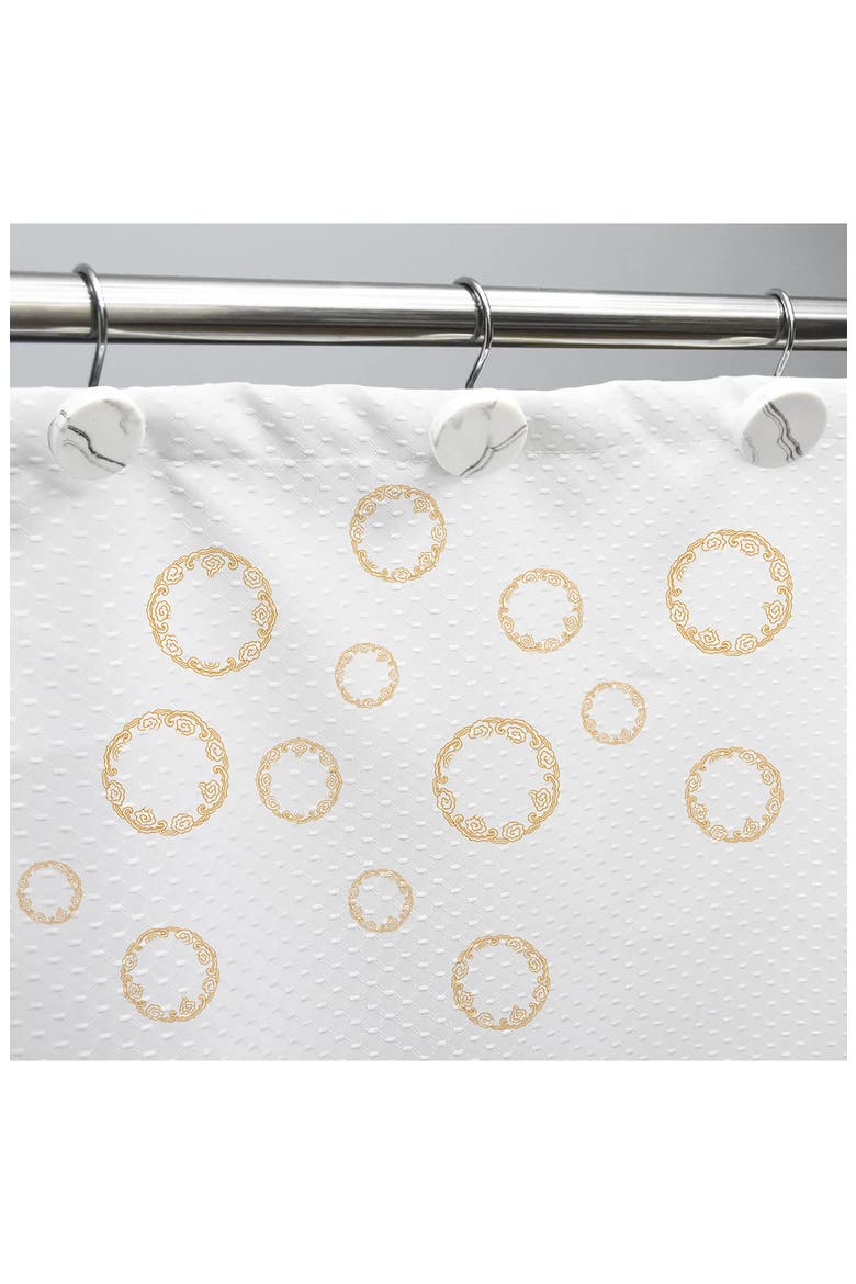 12-Piece Decorative Shower Curtain Rings Set, Alternate, color, N/A