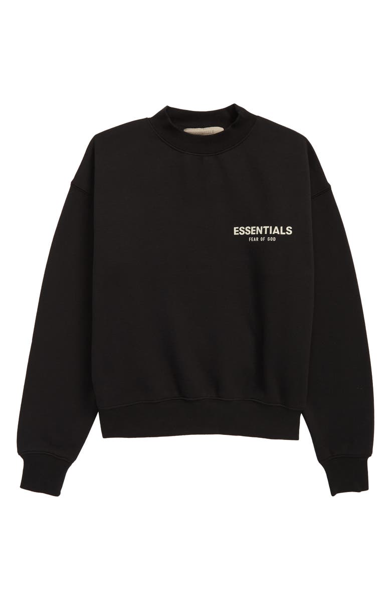 Fear of God Essentials Kids' Logo Crewneck Sweatshirt, Main, color, 