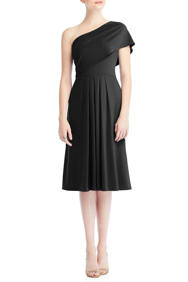 Multi-Way Loop Fit & Flare Dress, Alternate, color, BLACK