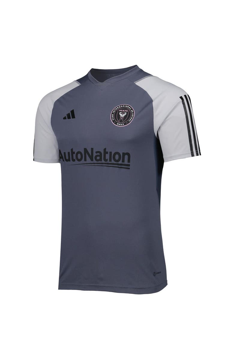 adidas Men's adidas Gray Inter Miami CF 2023 On-Field Training Jersey, Alternate, color,