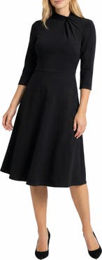 Maggy London Fit & Flare Midi Dress
