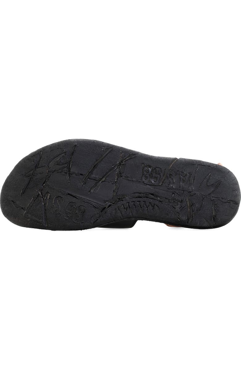 A.S.98 Rodrick Ankle Strap Flat, Alternate, color, Black