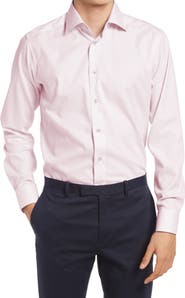 Eton Slim Fit Textured Solid Shirt