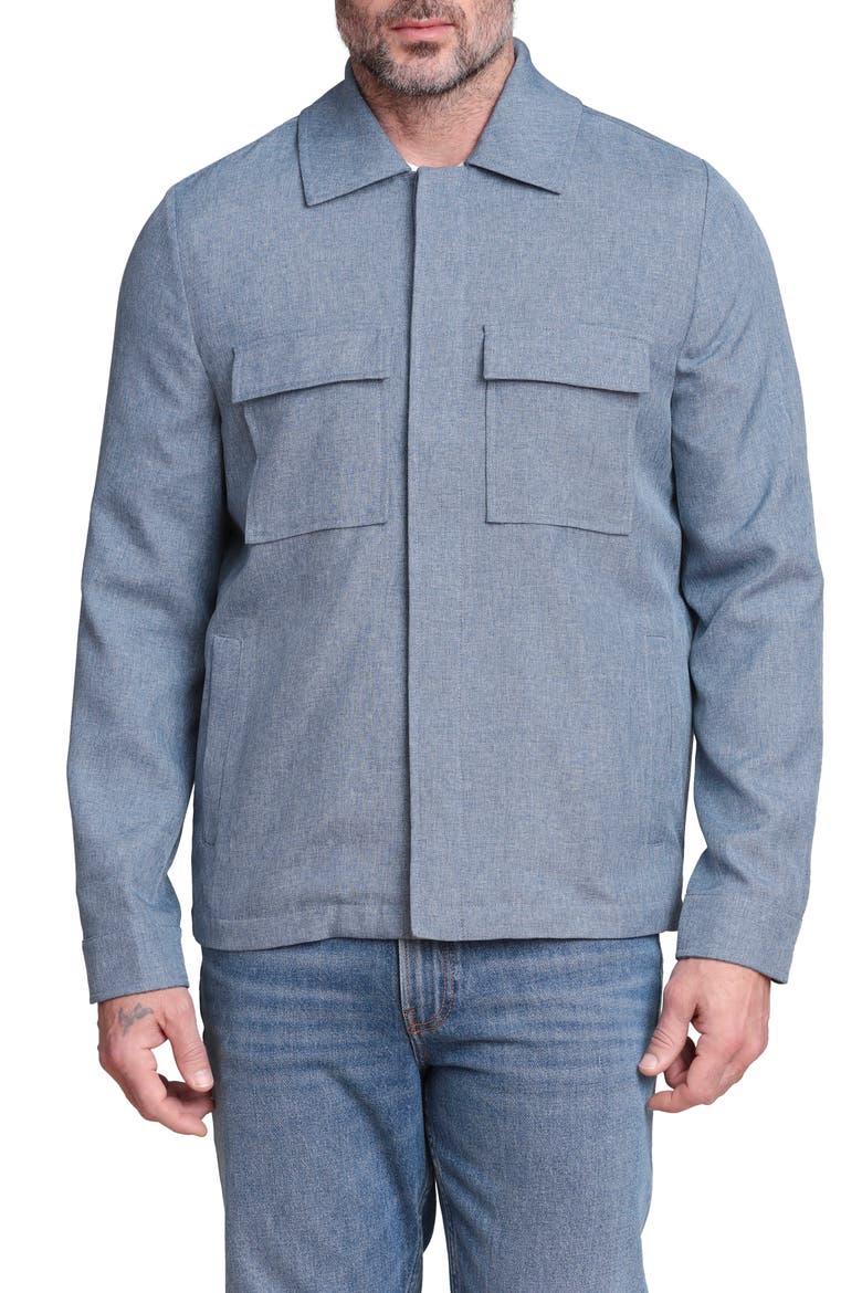 Shirt Jacket, Alternate, color, PROVINCIAL BLUE