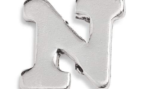 Nashelle Initial Charm In Sterling Silver - N