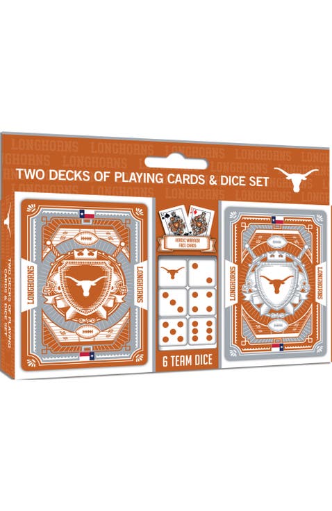 Texas Longhorns Playing Cards & Dice
