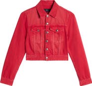 7 For All Mankind Shrunken Denim Jacket