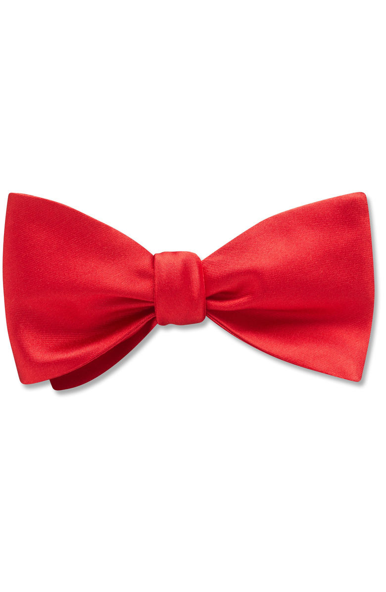 Beau Ties of Vermont Somerville Persimmon Bow Tie, Main, color, Standard Pre-Tied