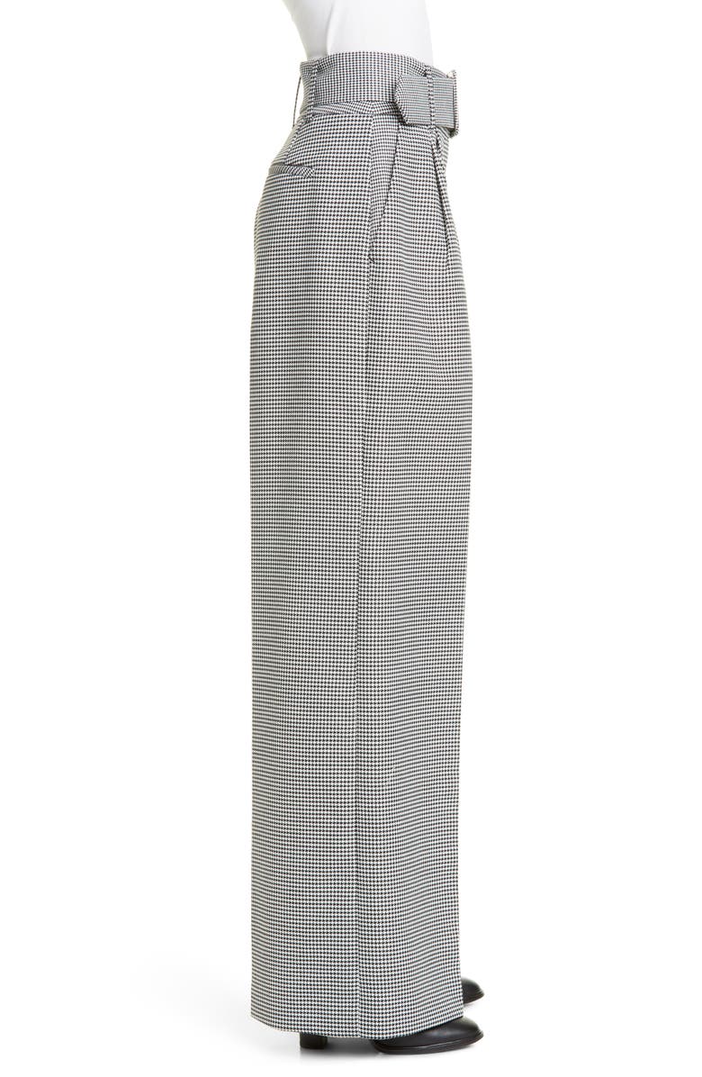 Tommy Hilfiger Tommy x Zendaya Houndstooth Belted Wide Leg Pants, Alternate, color,