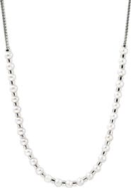John Hardy JH Essential Pearl Necklace, Sterling Silver, 2.5MM