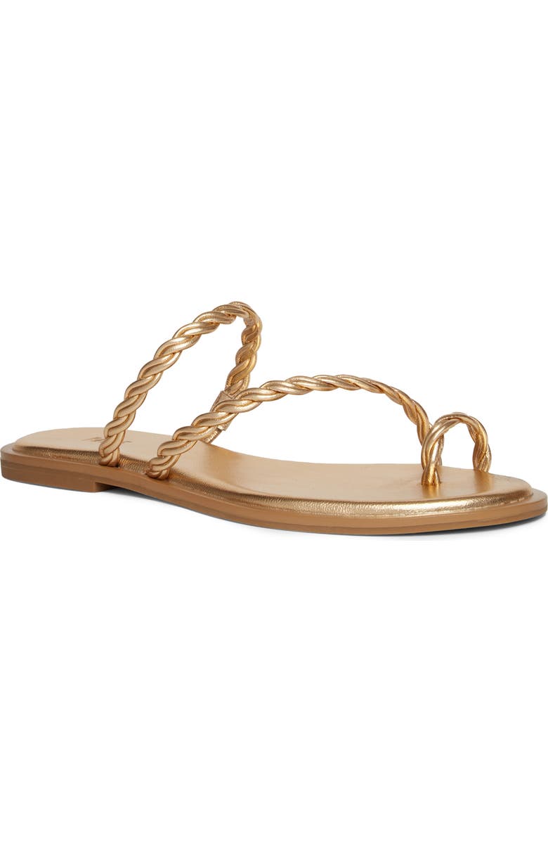 PAIGE Allegra Slide Sandal, Main, color, Gold