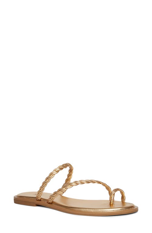 Paige Allegra Slide Sandal In Gold