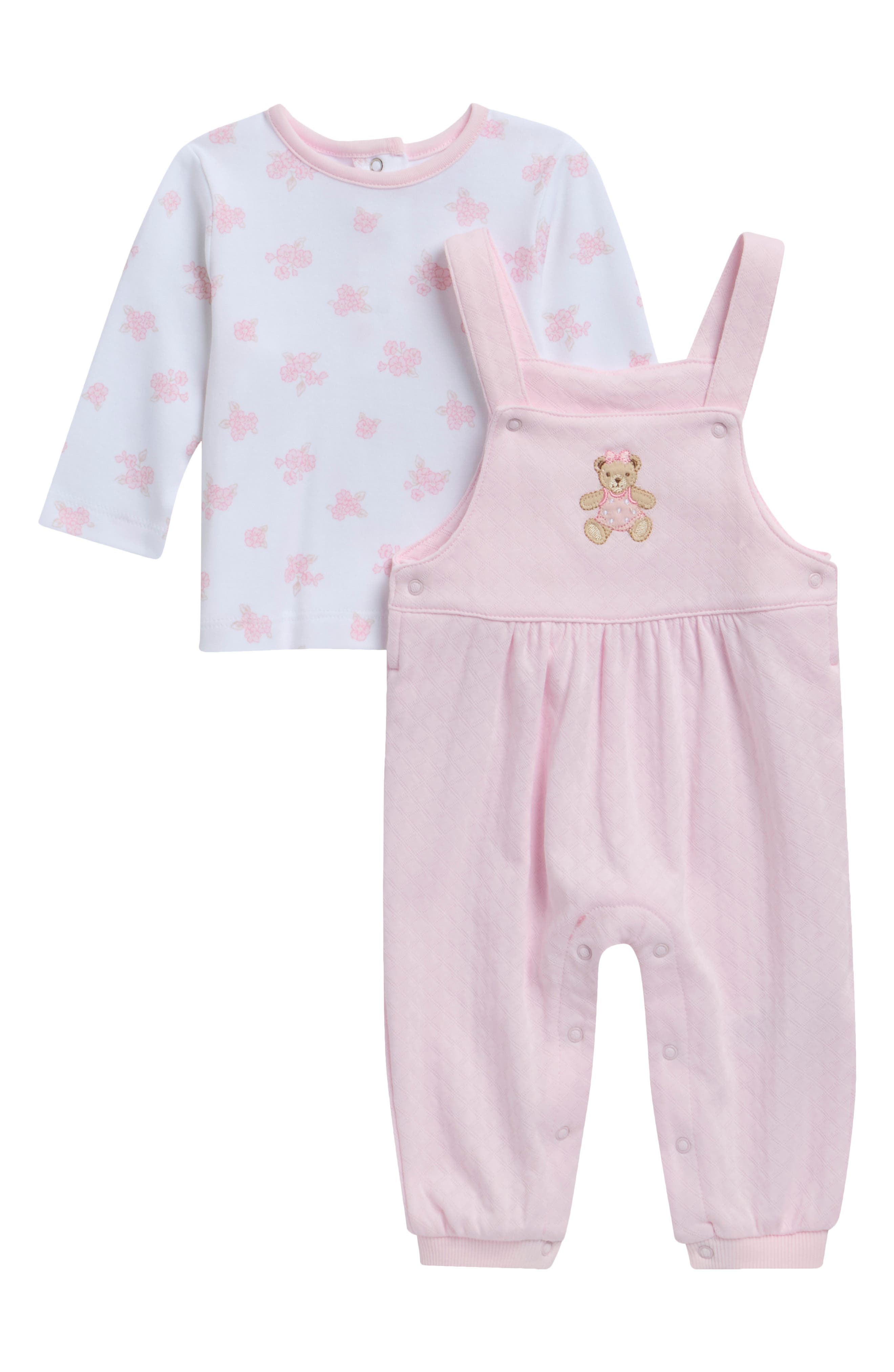 Dainty T-Shirt & Overalls Set