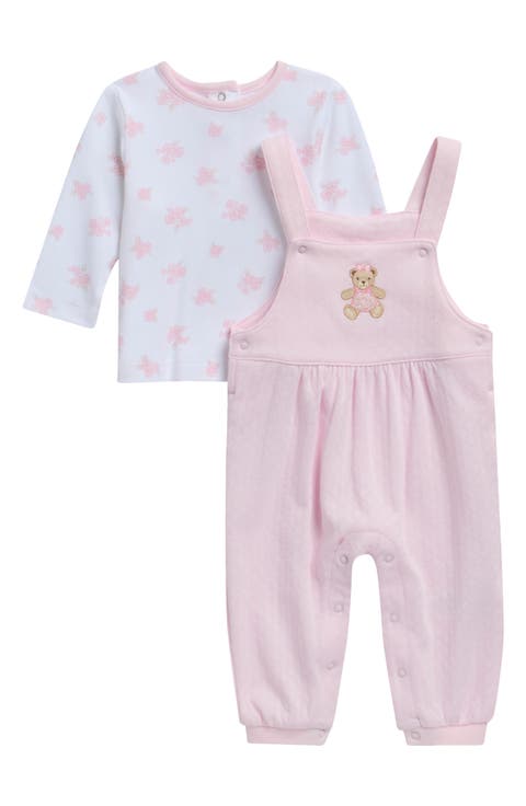 Dainty T-Shirt & Overalls Set