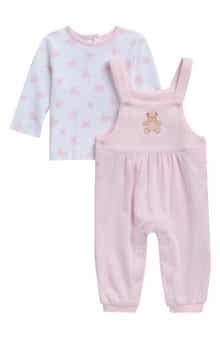 Dainty T-Shirt & Overalls Set