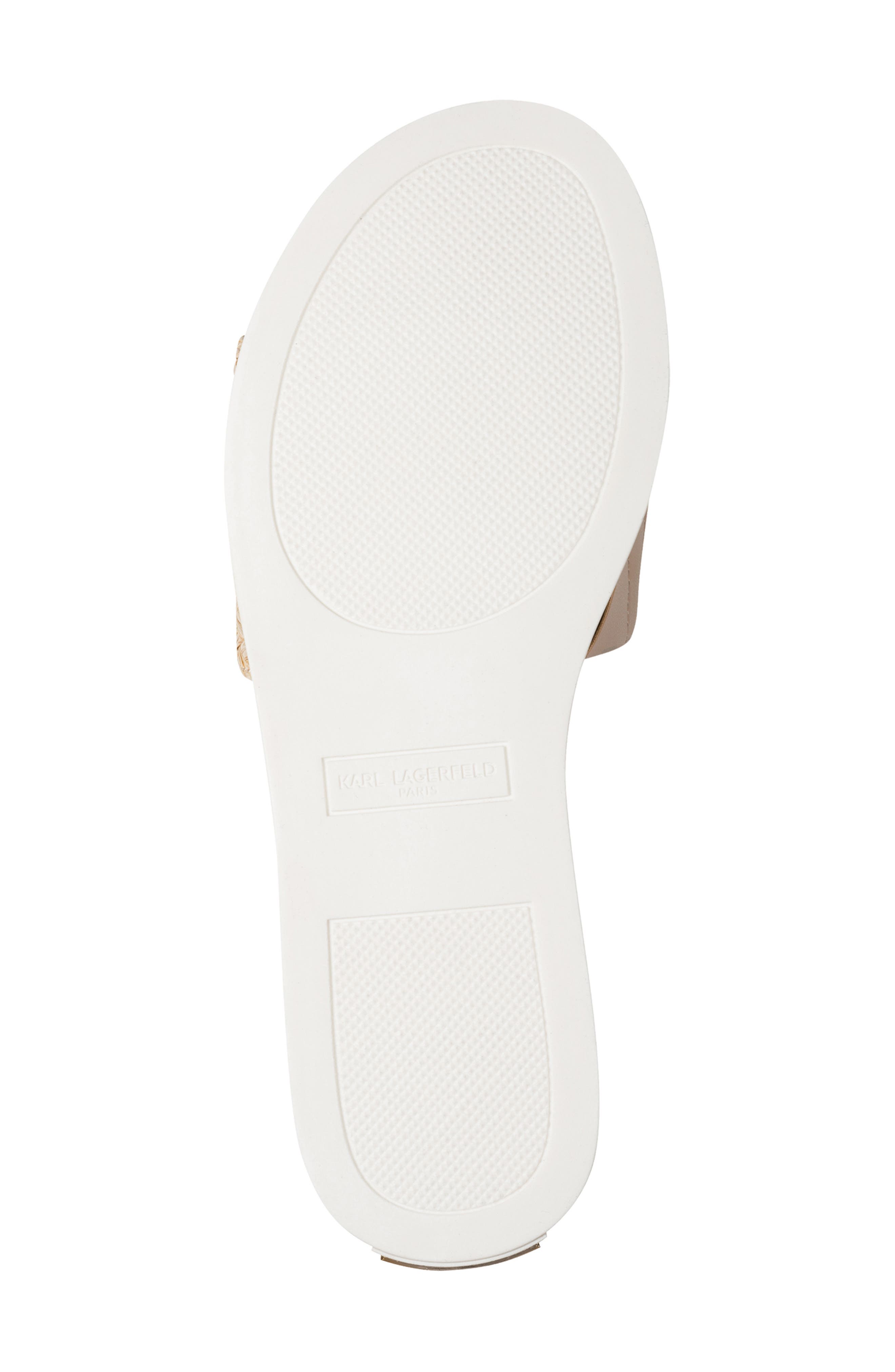 KARL LAGERFELD PARIS Carenza Atelier Slide Sandal, Alternate, color, Natural
