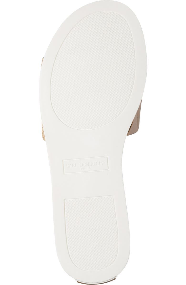 KARL LAGERFELD PARIS Carenza Atelier Slide Sandal, Alternate, color, Natural