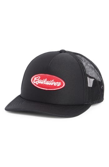 Quiksilver Dwell On Me Trucker Hat In Black