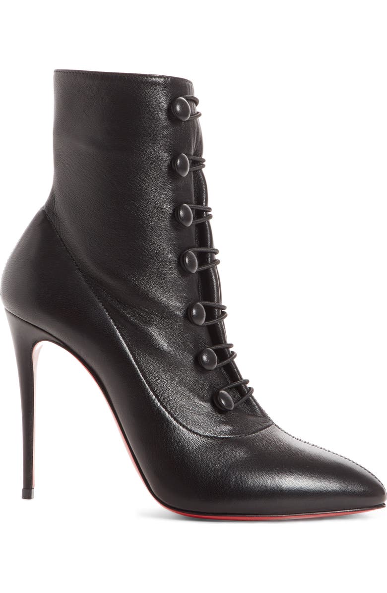 Christian Louboutin French Tutu Pointy Toe Bootie, Alternate, color,