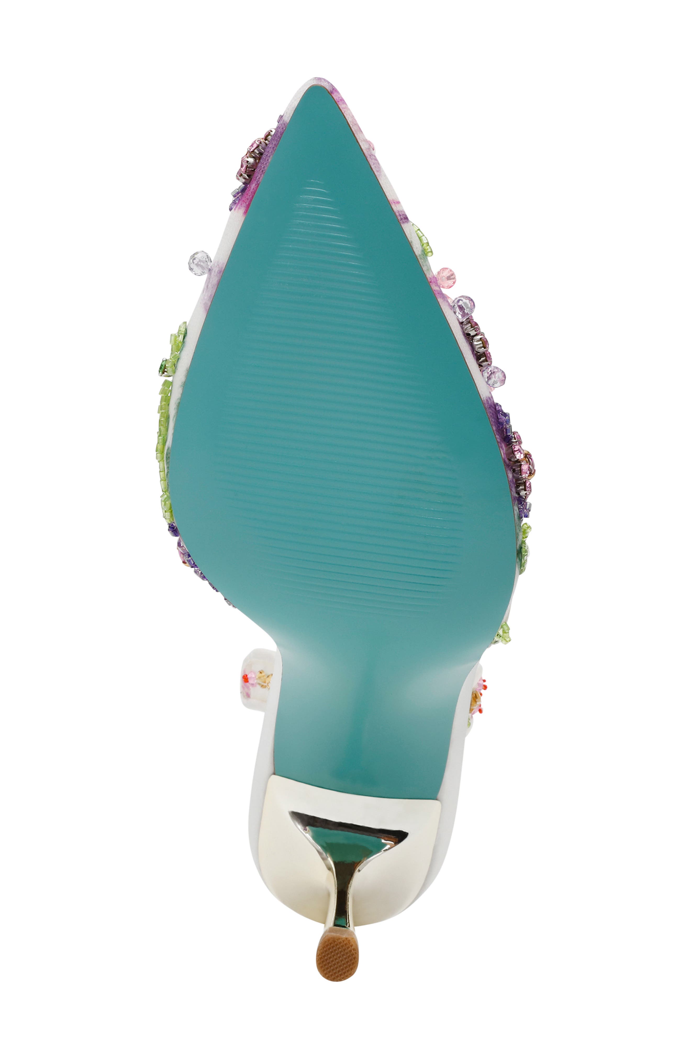 Betsey Johnson Velma Pointed Toe Slingback Pump, Alternate, color, 