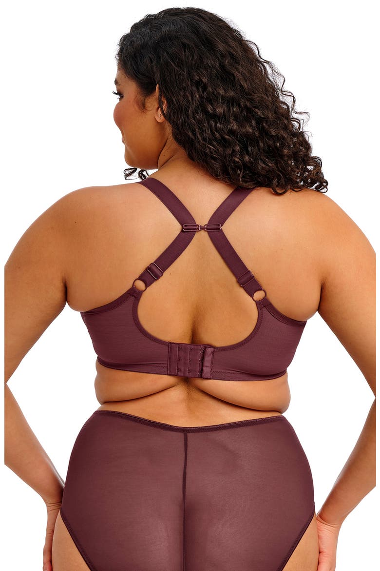 Matilda Full Figure Underwire Plunge Bra, Alternate, color, SUGARPLUM