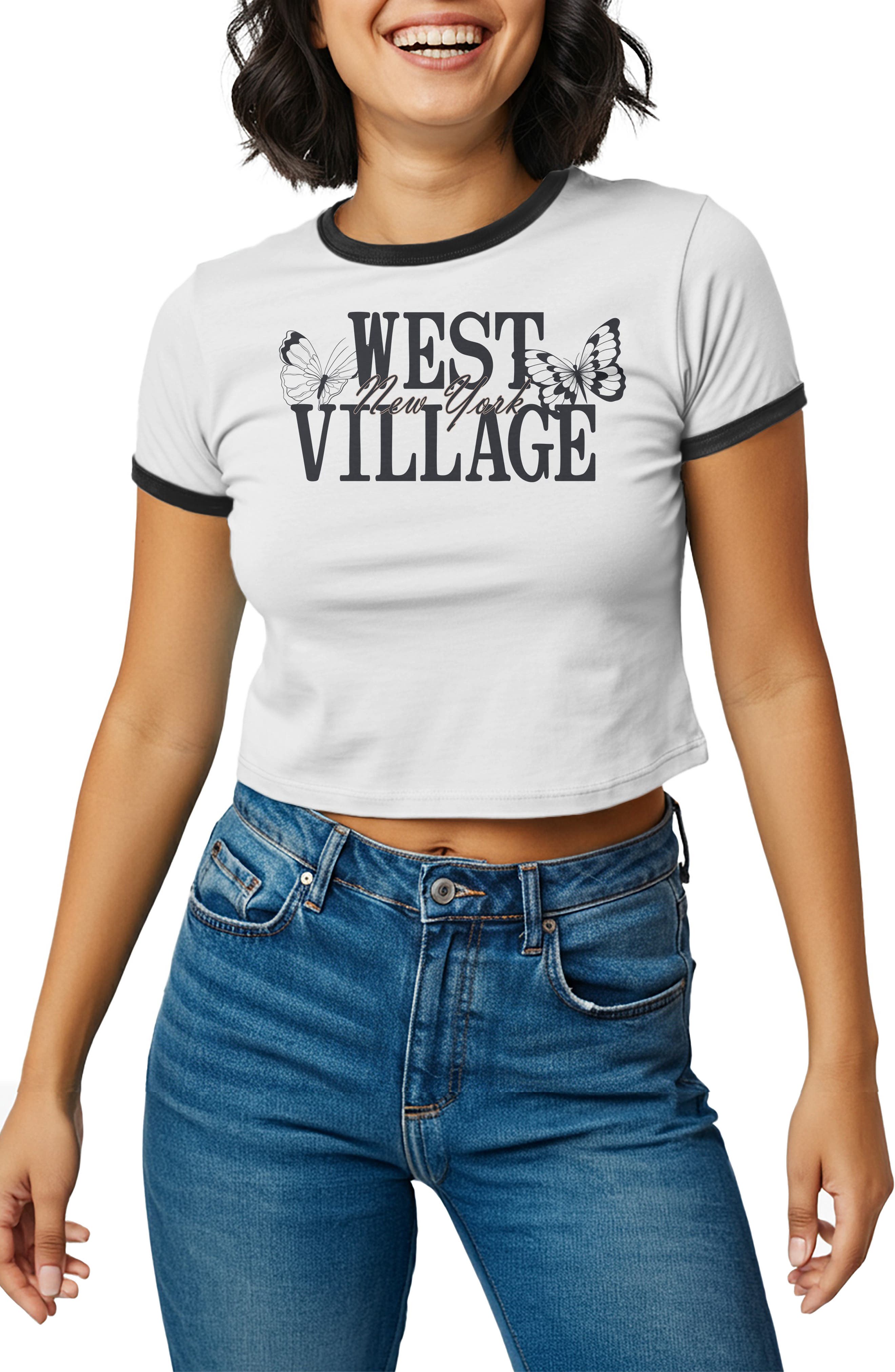 Monster Digital West Village Crop Graphic T-Shirt