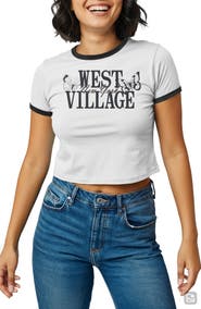 Monster Digital West Village Crop Graphic T-Shirt