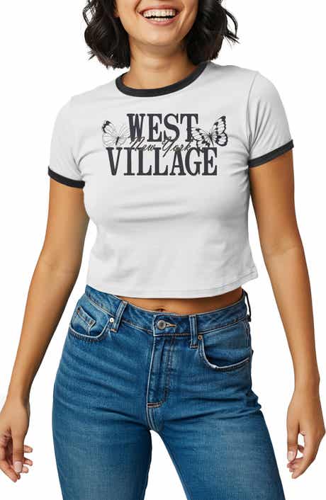 Monster Digital West Village Crop Graphic T-Shirt