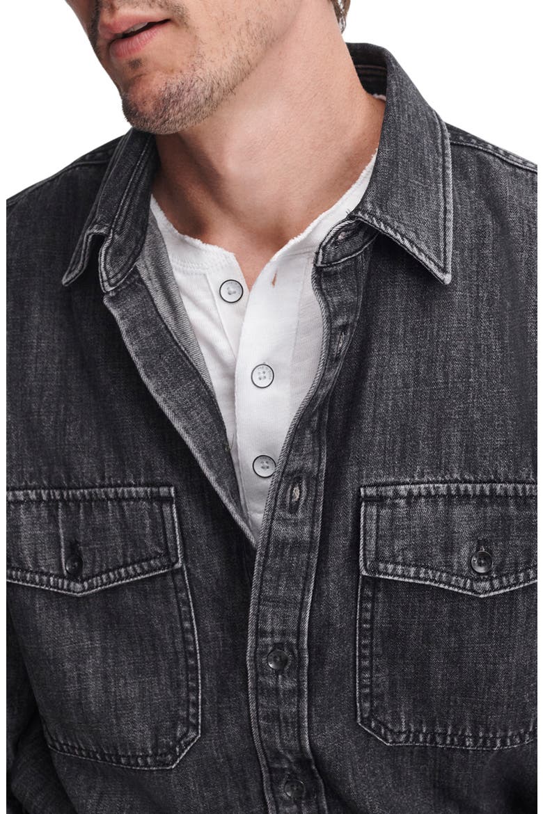 Denim CPO Shirt, Alternate, color, ACE