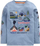 Mini Boden Kids' Glow in the Dark Long Sleeve Graphic T-Shirt
