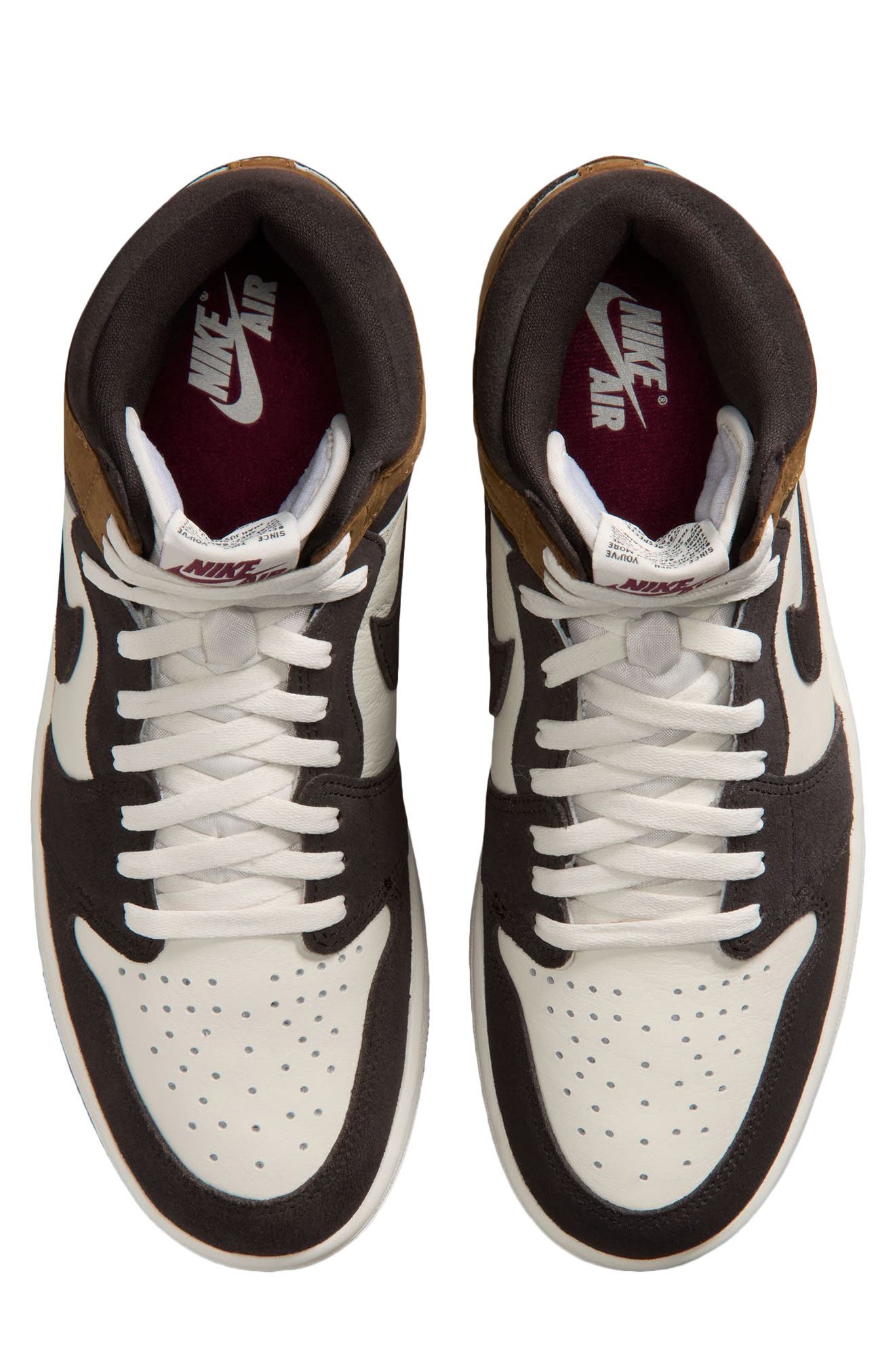 Air Jordan 1 Sneaker, Alternate, color, SHADOW BROWN/ MULTI-COLOR